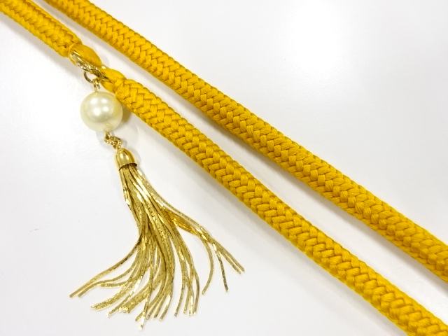 正絹　振袖用　手組帯締め